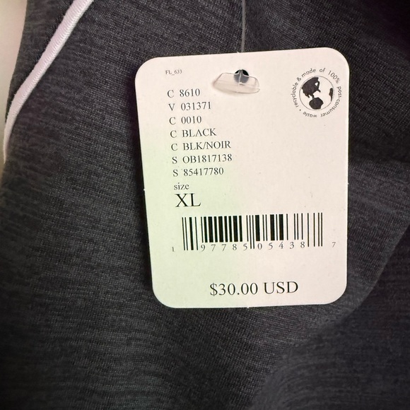 NWT FREE PEOPLE MOVEMENT - Run Fast Racerback Activewear Sporty Black Tank Top - Picture 4 of 9